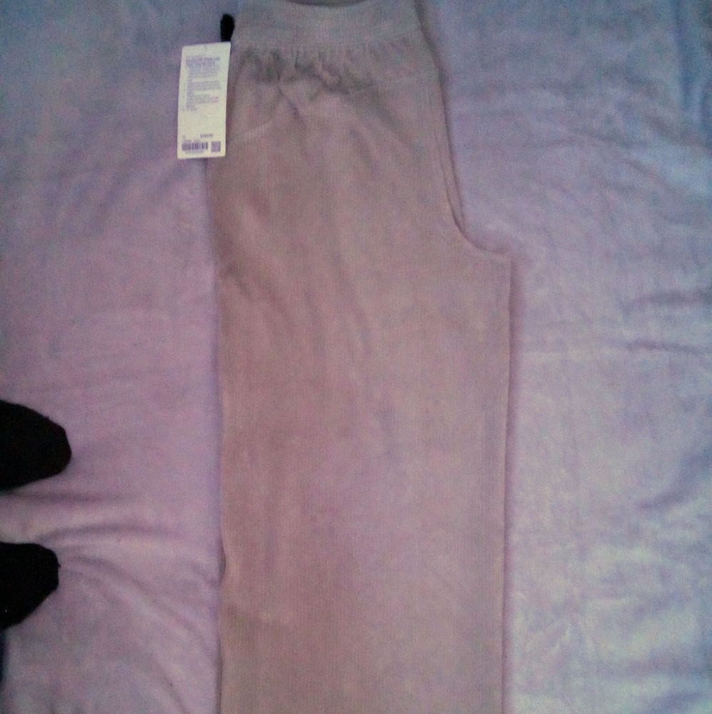 Lululemon scuba Mr wide leg pant velvet cord tan size 12 brand new